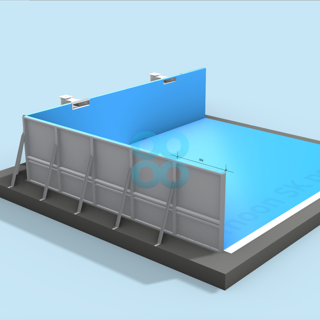moonpool-panels-liner-skimmers панель скиммерного бассейна moonpool